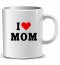 แก้วน้ำพิมพ์ภาพ I love mom coffee mug